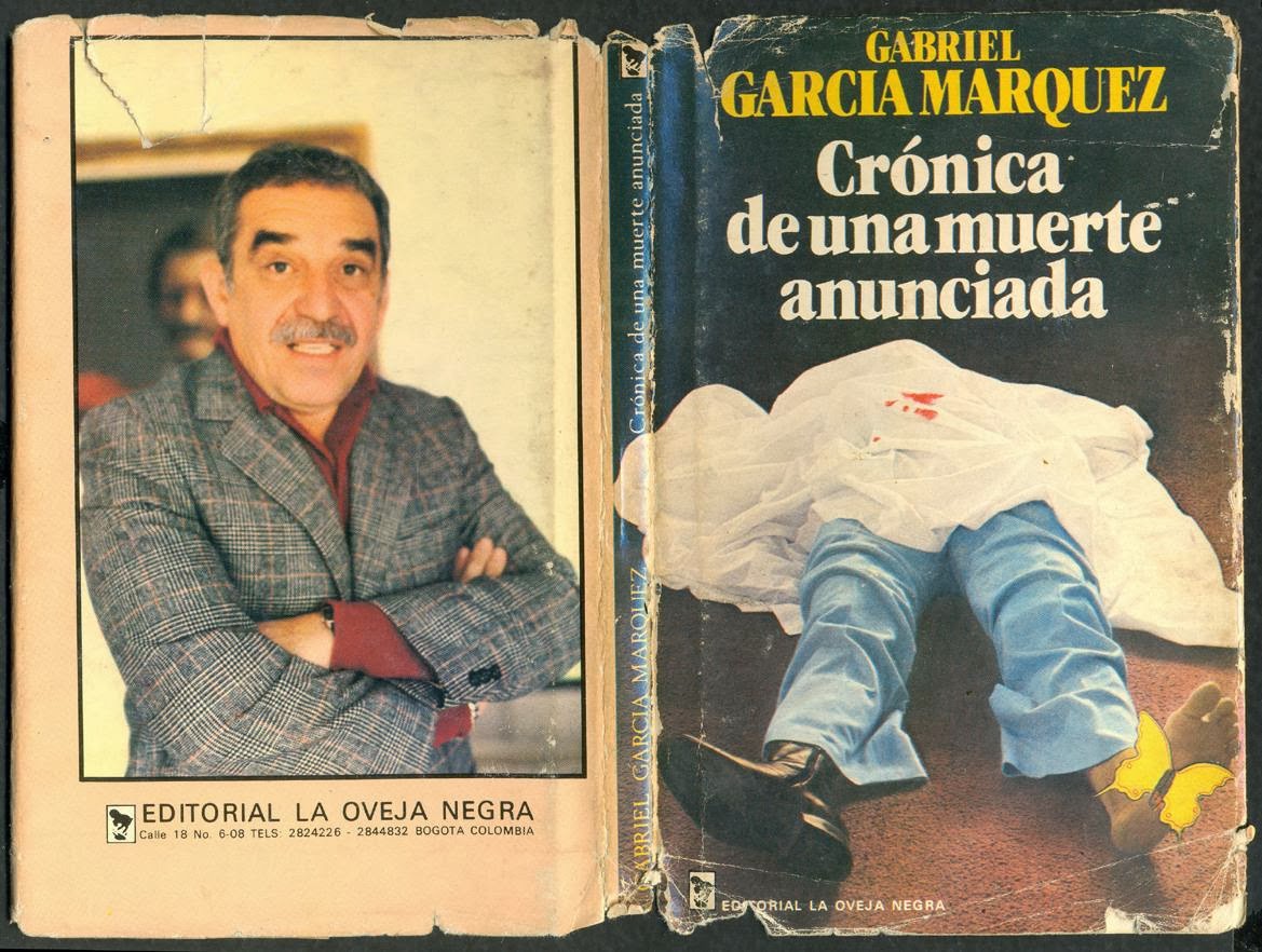 "CRÓNICA DE UNA MUERTE ANUNCIADA", libro recomendado de Gabriel García ...