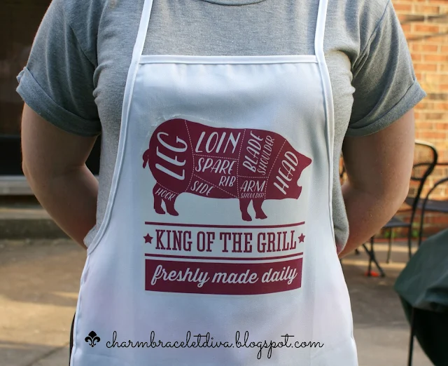 King of the Grill DIY Apron for Father's Day