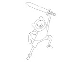#18 Finn Coloring Page