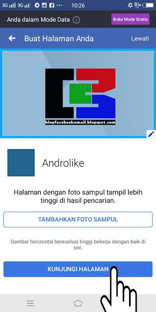 cara membuat halaman FP terbaru android