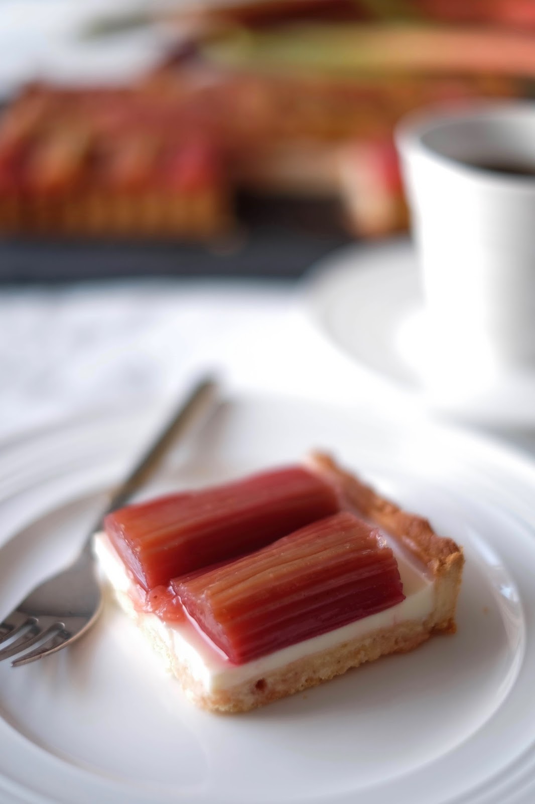 Panna Cotta Tarte mit Rhabarber | Marion&amp;#39;s Kaffeeklatsch