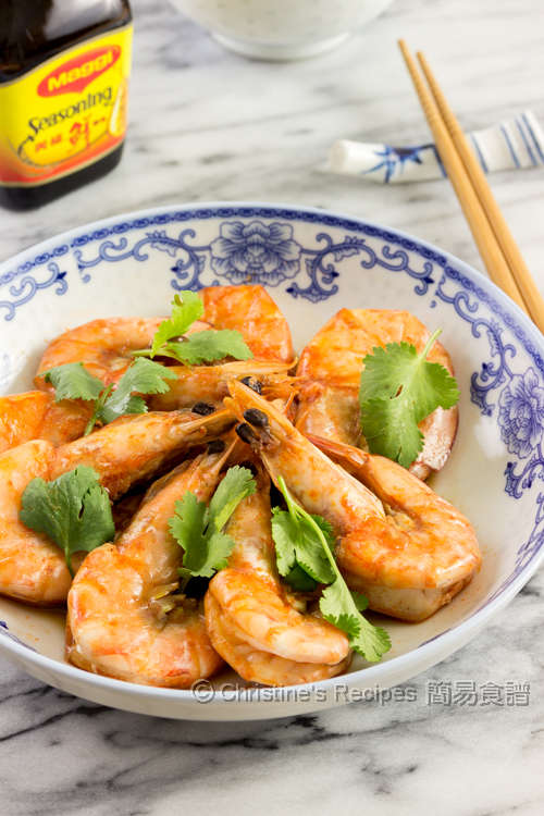 美極蝦 Pan-fried Shrimps in Maggi Sauce01