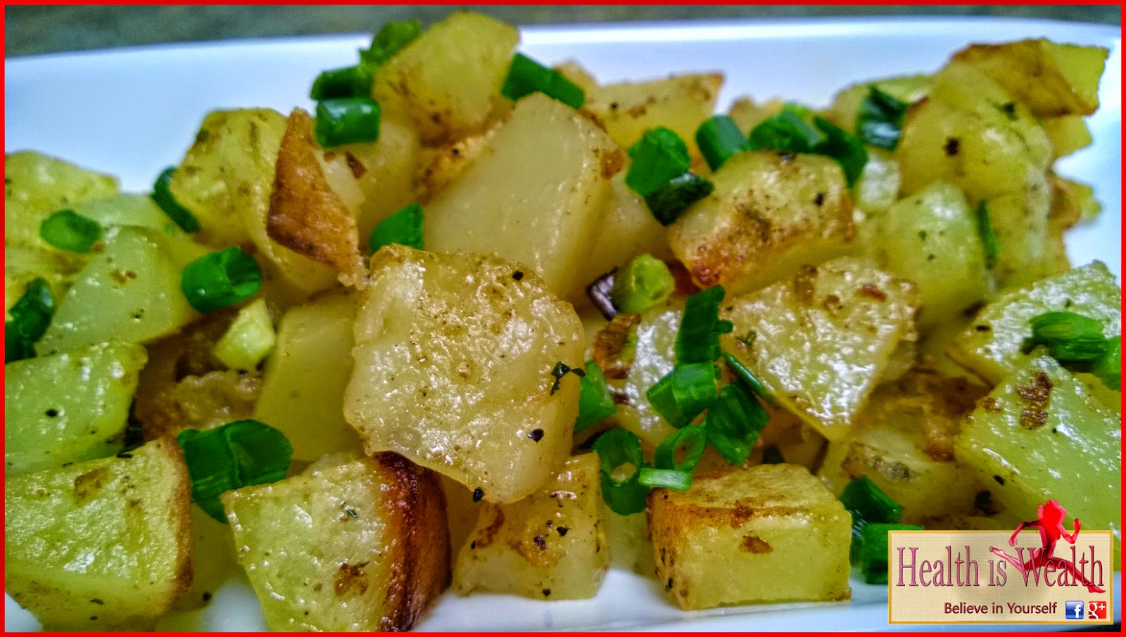 Strong and Beyond Roasted Potatoes With Green Onions