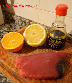 Salsa especial para sashimi de atún