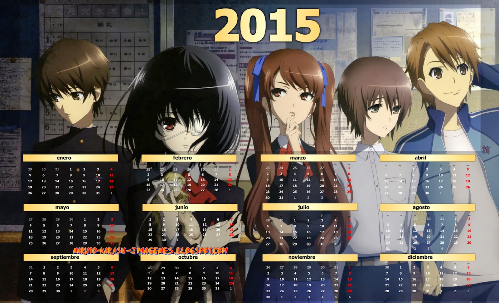calendario another 2015