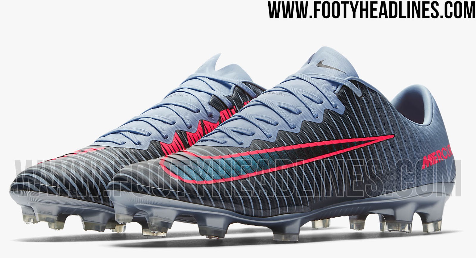 Armory Blue Pink Nike Mercurial Vapor XI 2017-18 'Rising Fast' Pack Boots Headlines