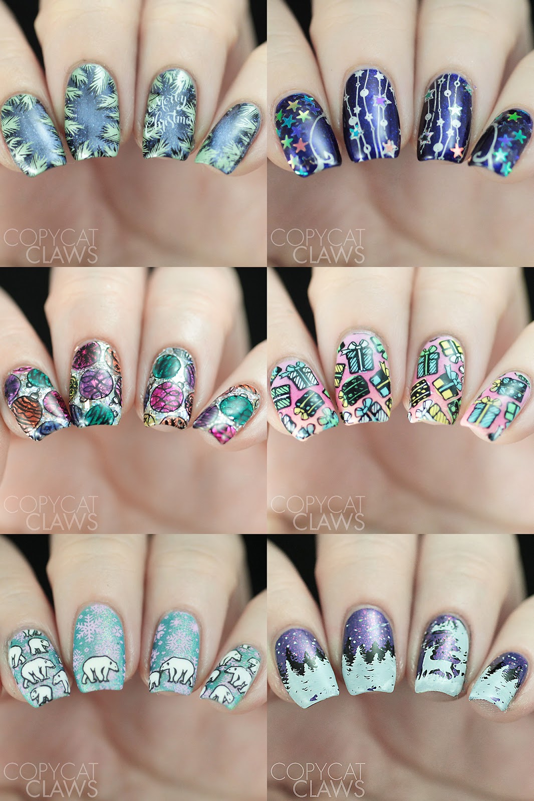 Copycat Claws: Whats Up Nails Holiday/Winter Stamping Plates