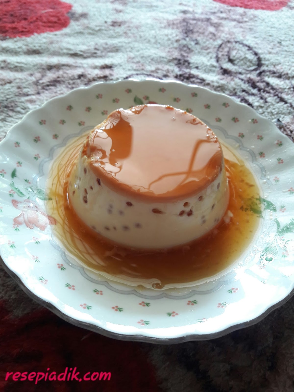 Resepi Puding Karamel Sedap Resepi Adik