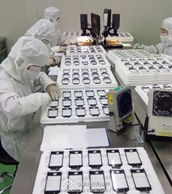 Primeras imágenes del proceso de fabricación del iPhone 5