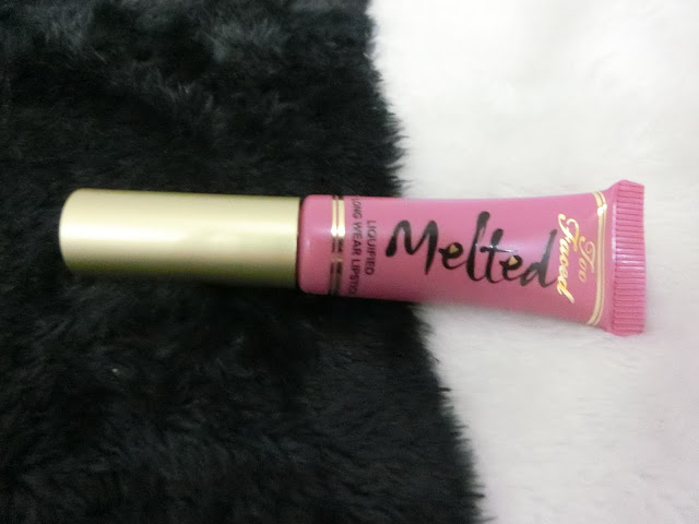 Blogger. too faced melted matte chihuahua. 