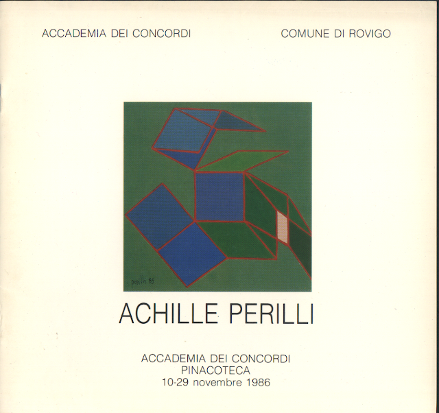Achille Perilli - 10-29 novembre 1986 Pinacoteca dell'Accademia dei Concordi, Rovigo