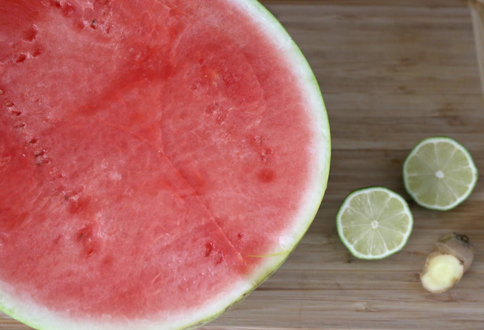 Detox Watermelon Ginger Lime Smoothie