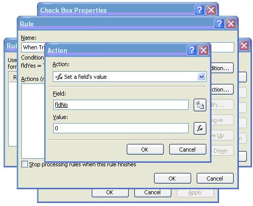Vanilla Tech: Mutually Exclusive CheckBoxes in InfoPath