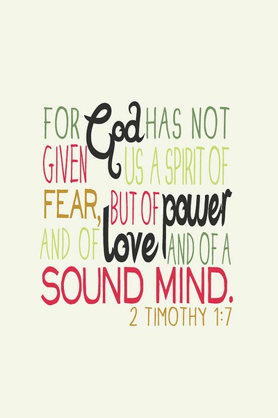 2 Timothy 1:7 Bible Verse