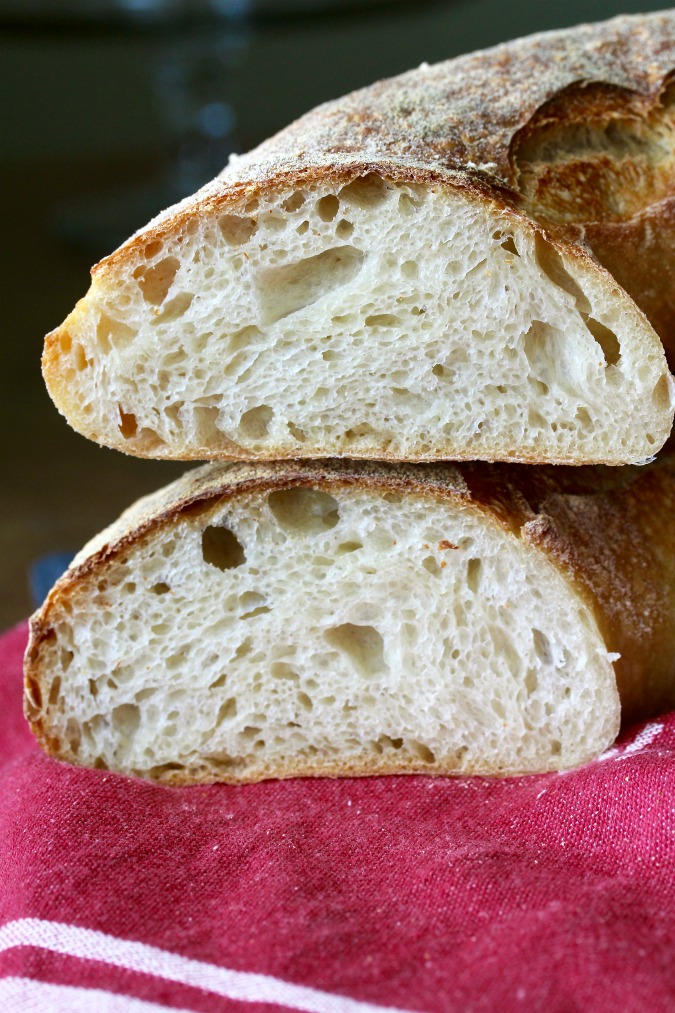 The Auvergne Crown is a classic French shape. You can find these couronnes in boulangeries throughout most of France. The loaves are deeply browned and crusty, and the crumb is exceptionally flavorful with lots of uneven holes.
