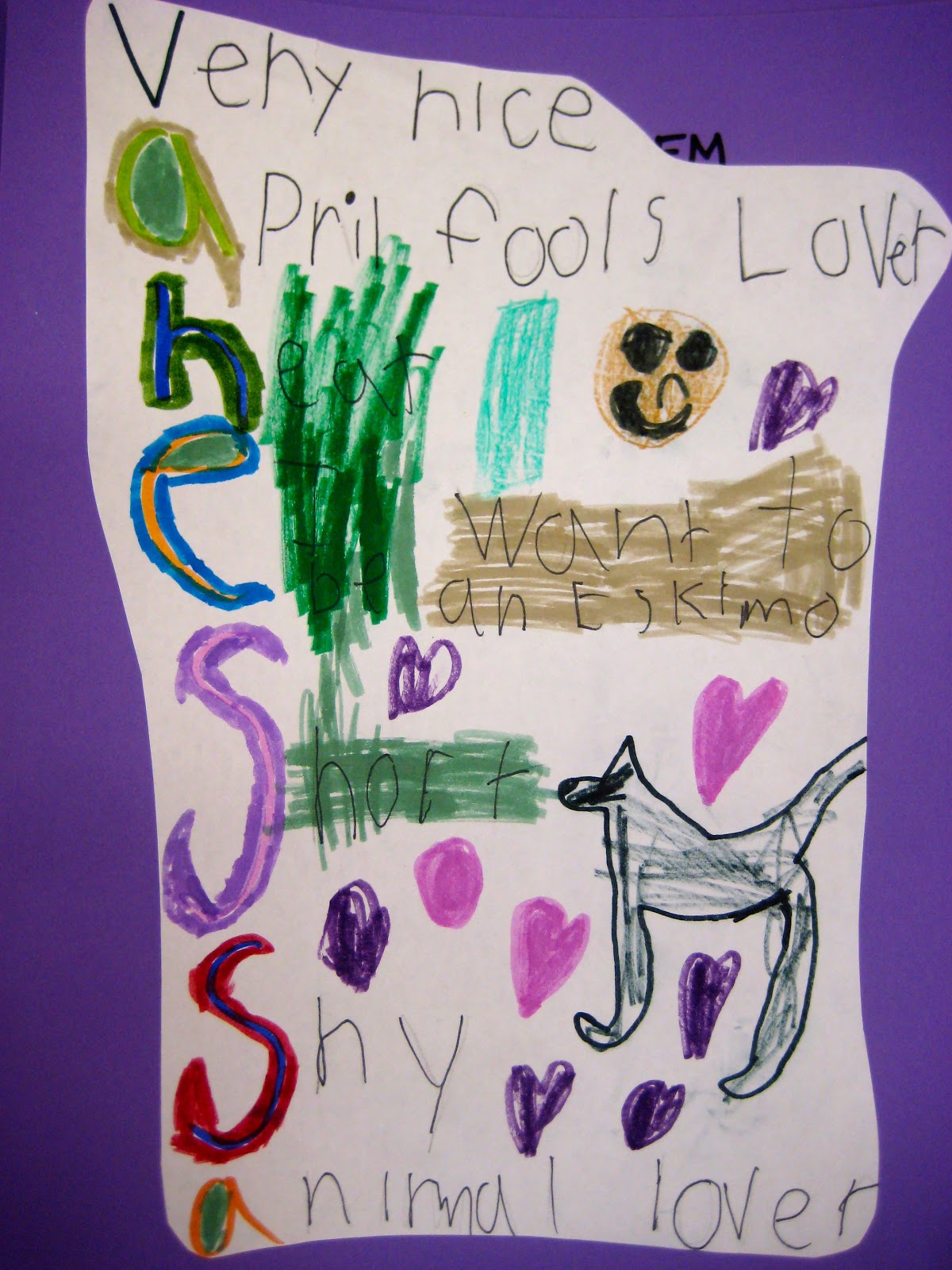 Ms. Liebel's Classroom: Poetry Unit: Acrostic Poem
