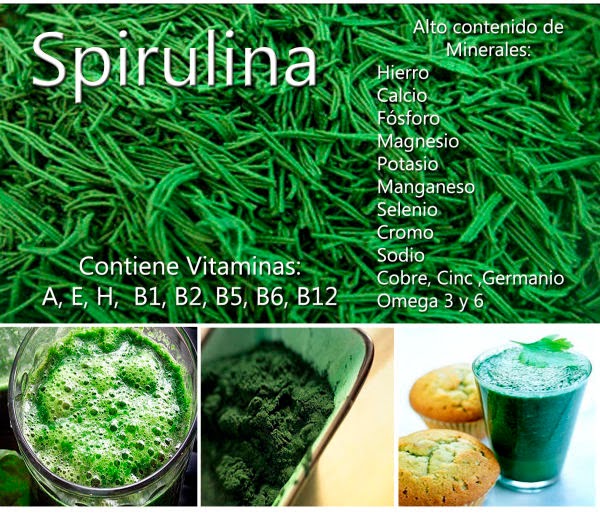 Espirulina para bajar de peso sirve