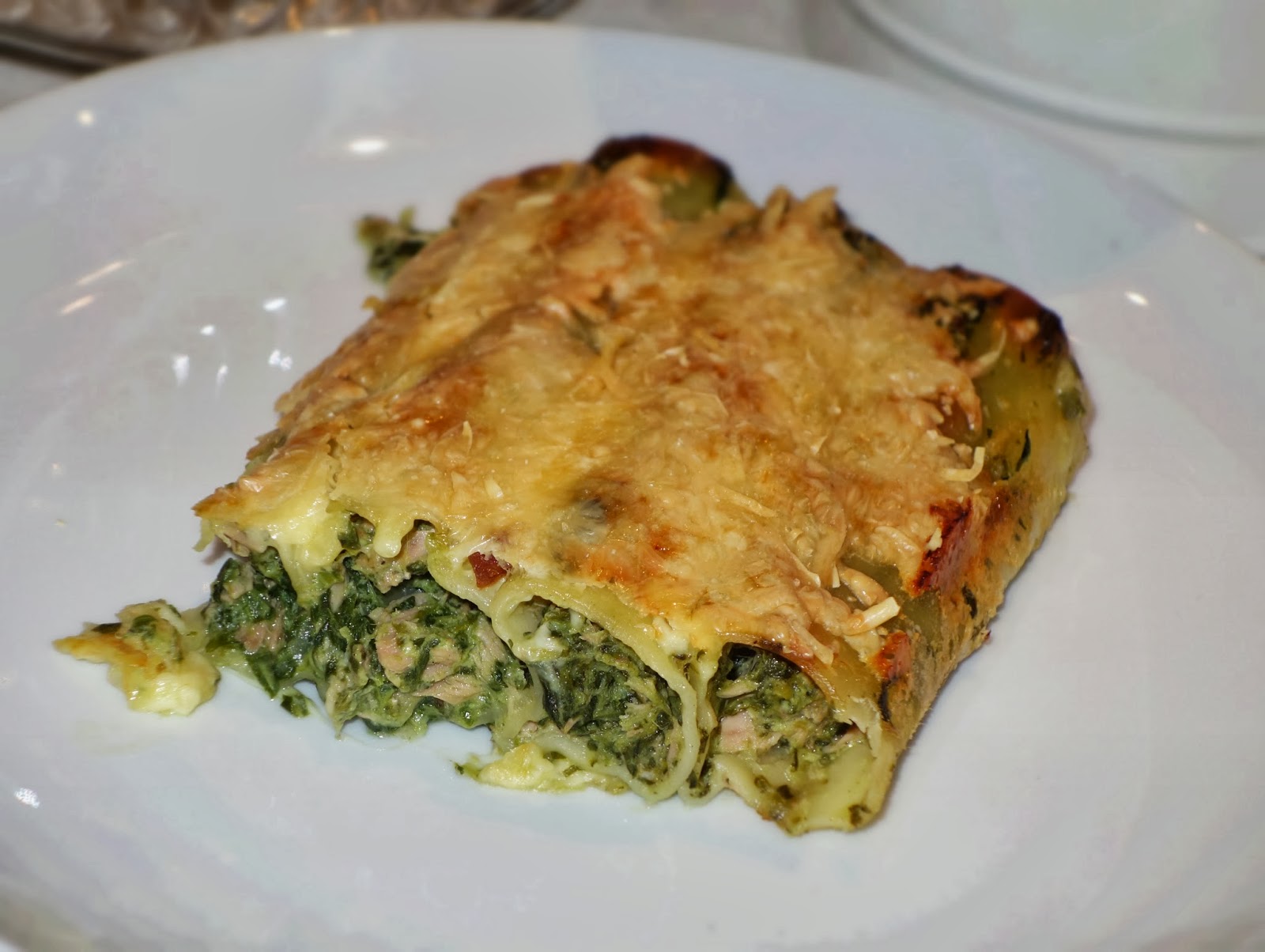 Groni&amp;#39;s Kitchen: Cannelloni mit Würzspinat und Thunfisch