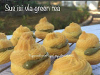 Resep Dan cara Membuat Sus isi vla green tea