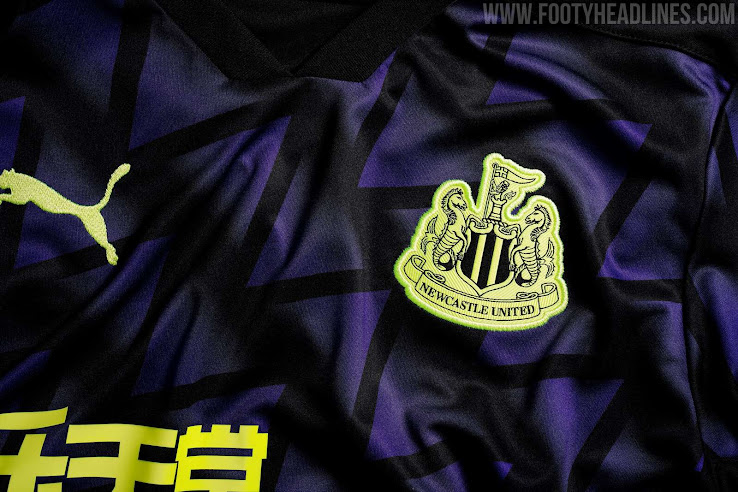 purple newcastle away kit