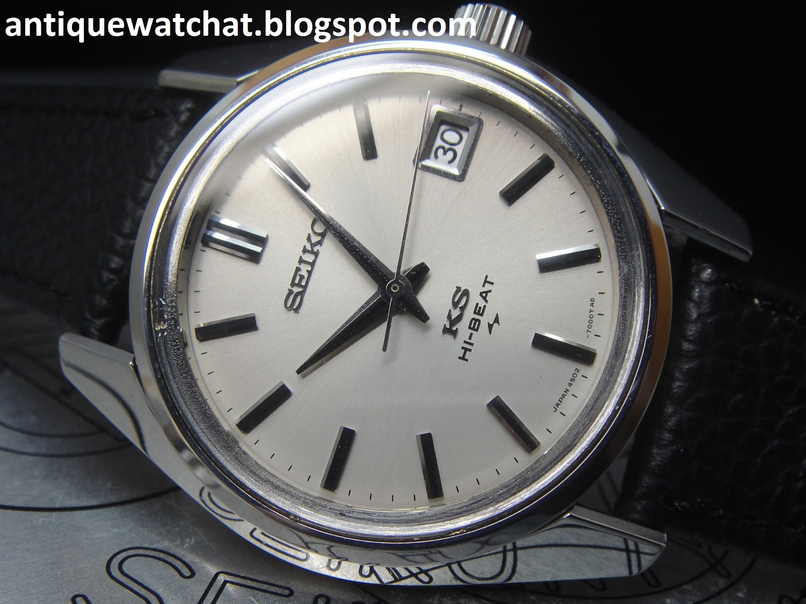 Antique Watch Bar: KING SEIKO 36000 HI-BEAT 4502-7000 KS94 (SOLD)