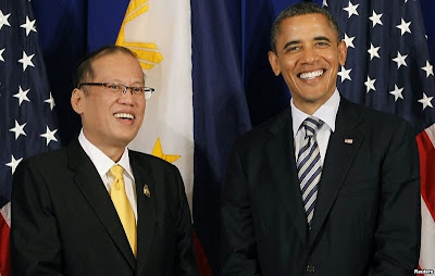 President Obama with President Aquino