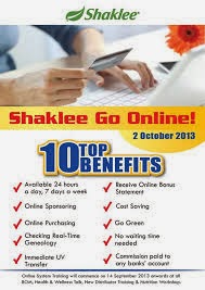 Shaklee Go Online