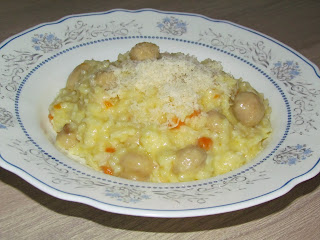 Risotto cu ciuperci / Risotto with mushrooms