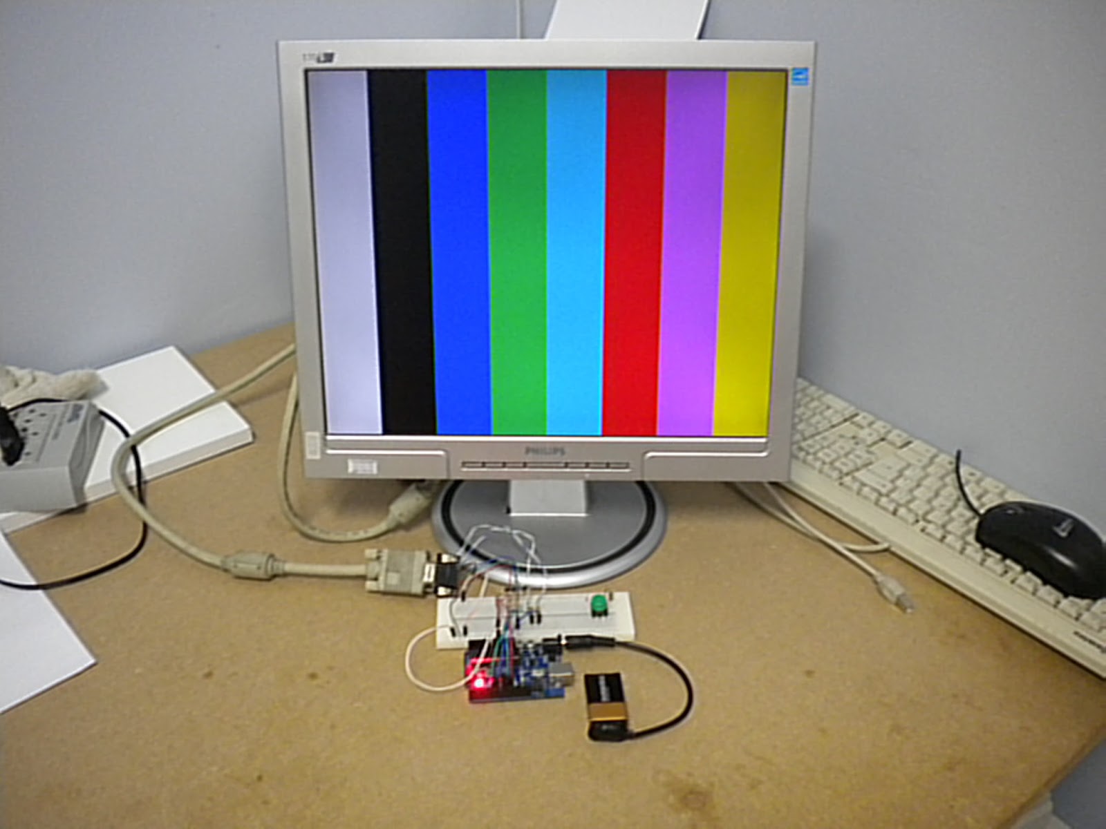 Arduino tehniq on vga display