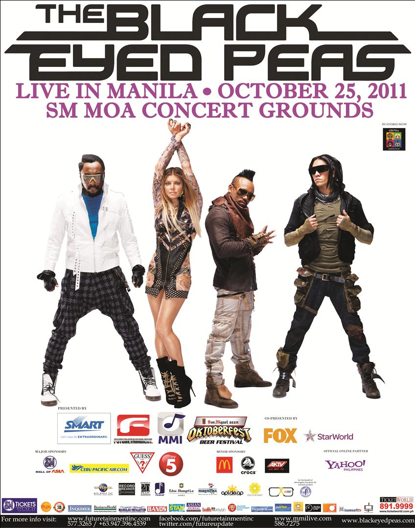 Adventures of Myk Rome... Black Eyed Peas Concert Tour in Manila SM