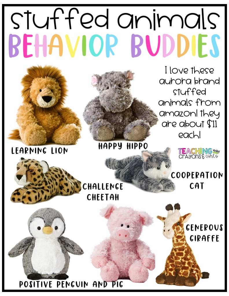 Behavior Buddies: Using Stuffed Animals as a Positive Classroom Management  Tool