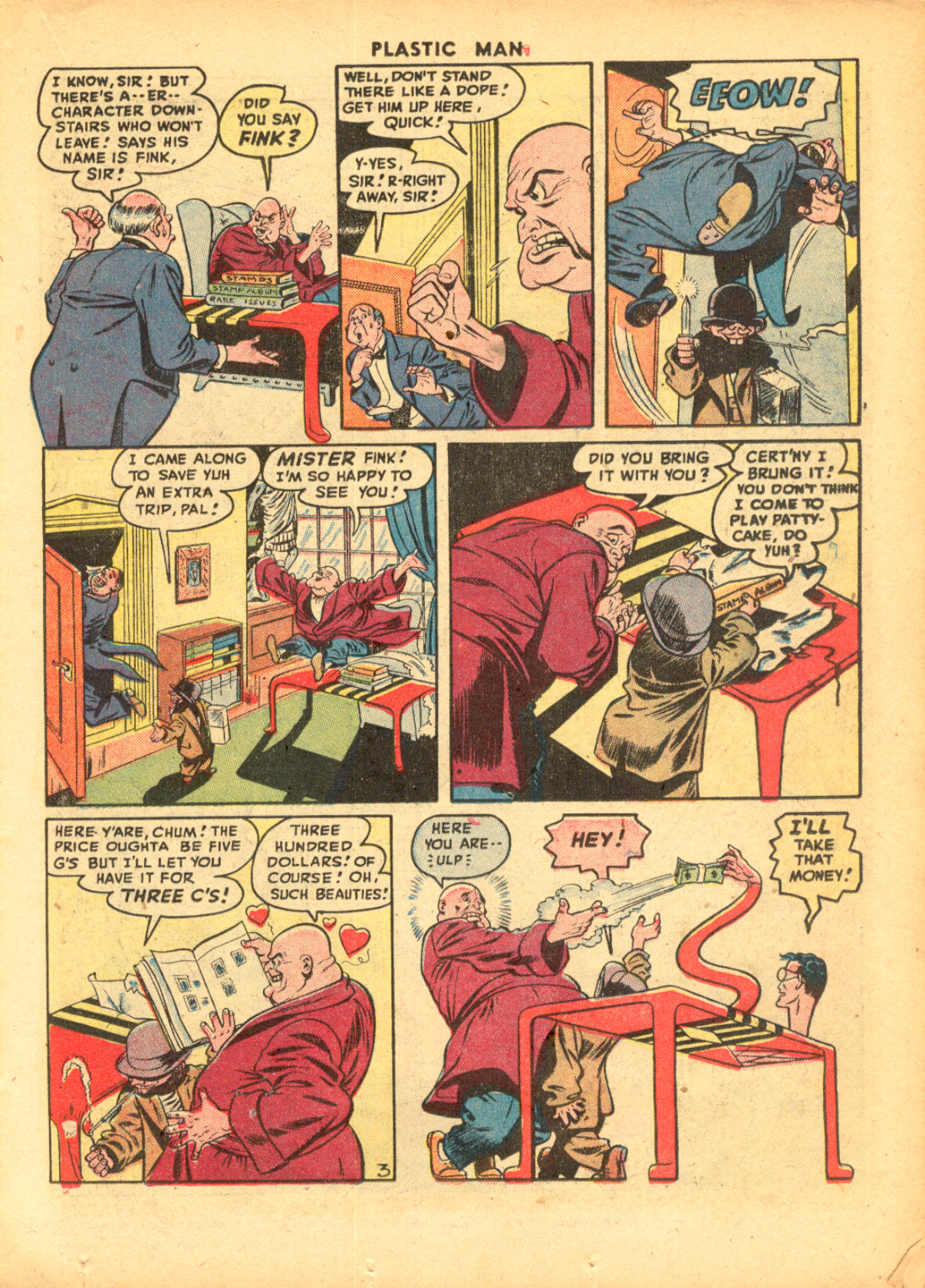 Read online Plastic Man (1943) comic -  Issue #9 - 17