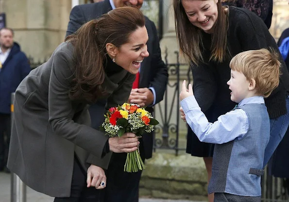 Catherine, Duchess of Cambridge and Prince William, Duke of Cambridge visit Caernarfon