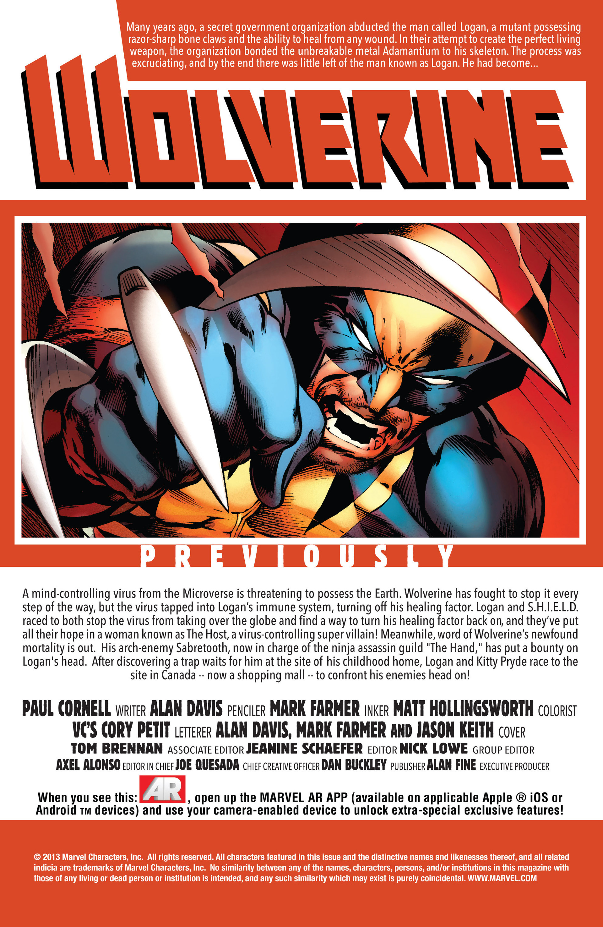 Read online Wolverine (2013) comic -  Issue #11 - 2