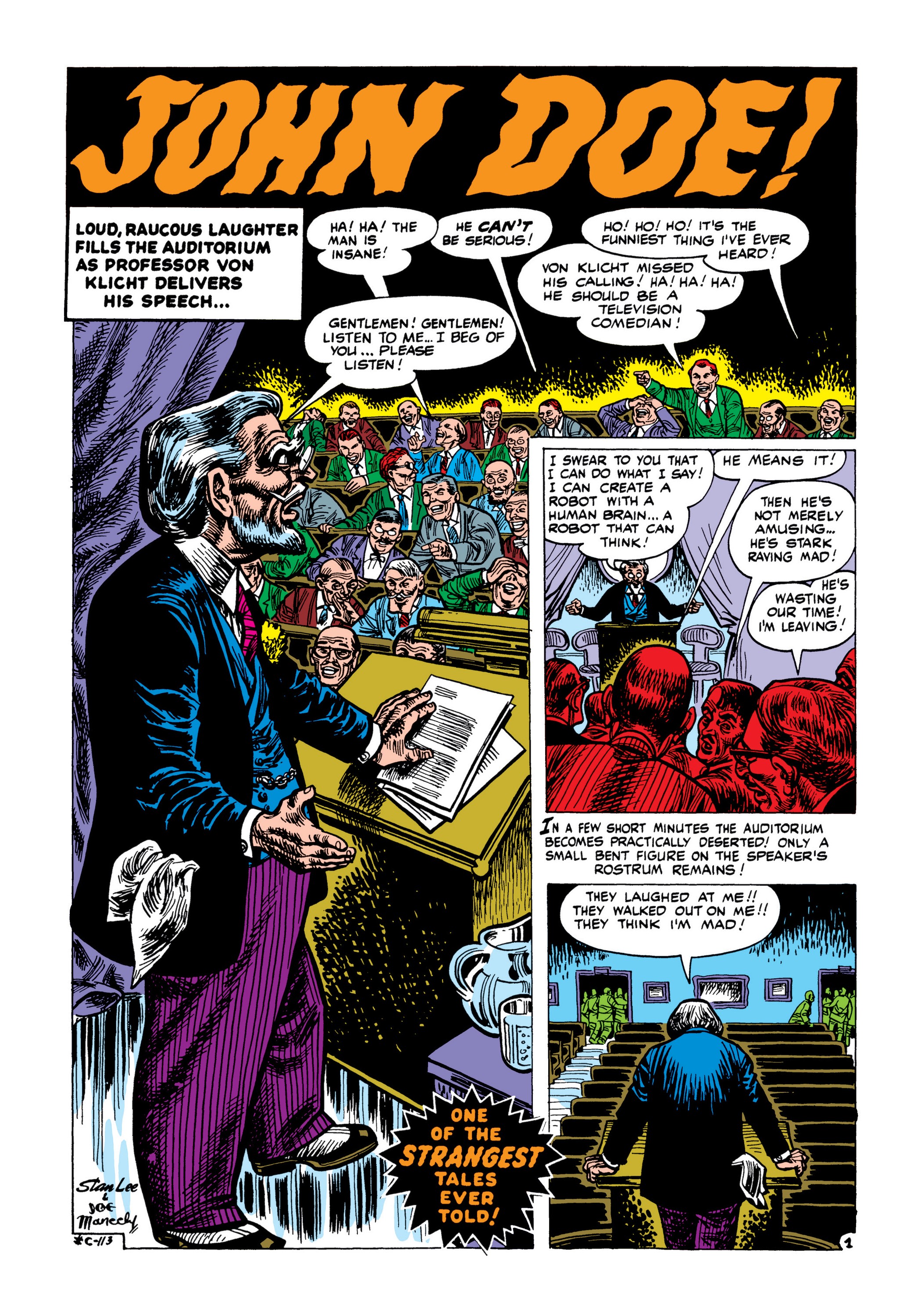 Read online Marvel Masterworks: Atlas Era Strange Tales comic -  Issue # TPB 2 (Part 2) - 95