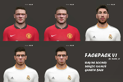 PES 2014 Facepack vol. 1 By Marz_31