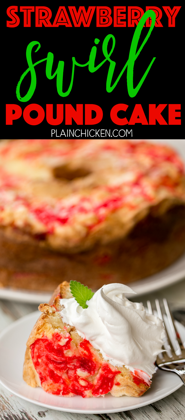 Strawberry Vanilla Swirl Cake Recipe Strawberry Vanilla Swirl Cake Recipe