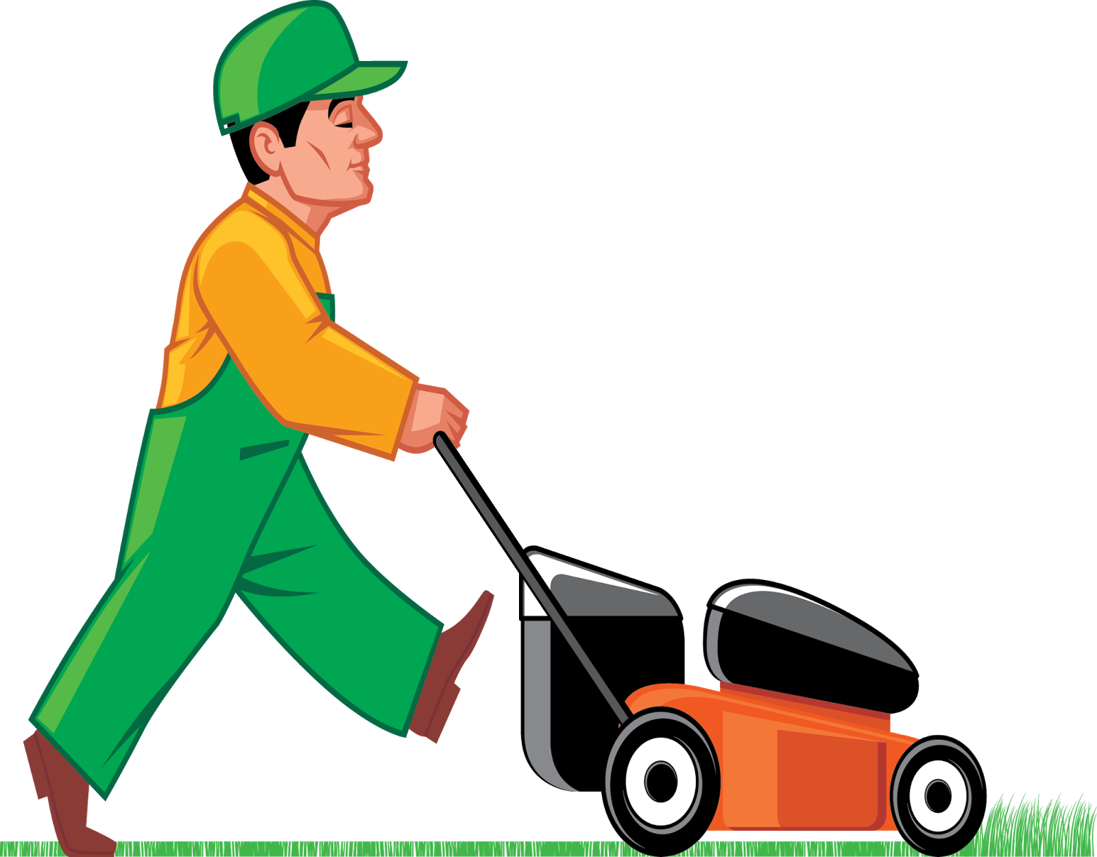 free clipart grass cutting - photo #1