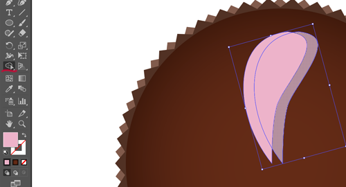 Как нарисовать иконку кекса в Adobe Illustrator 7 pic.7
