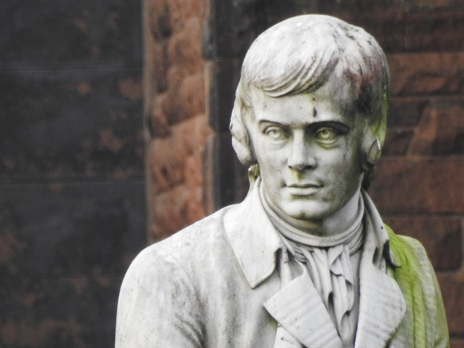 Dumfries Up Close Robert Burns statue, Dumfries