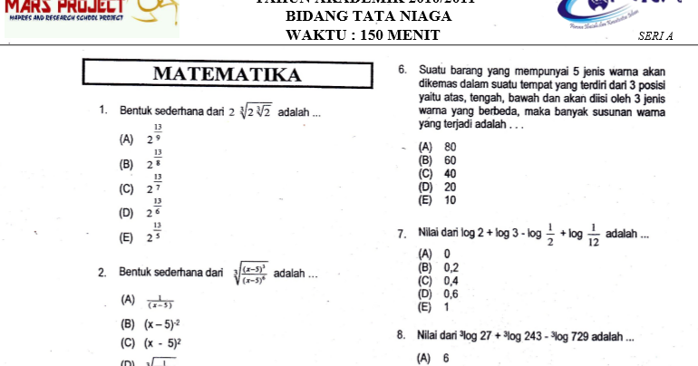 Pembahasan Soal Umpn Pnj Tataniaga 2016 Rumah Belajar