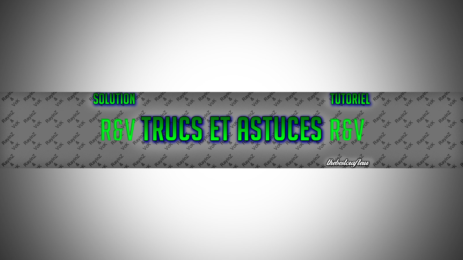 Création design de thebestcrafteur: Logo plus bannière pour RayinZ