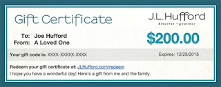 J.L. Hufford Gift Certificate