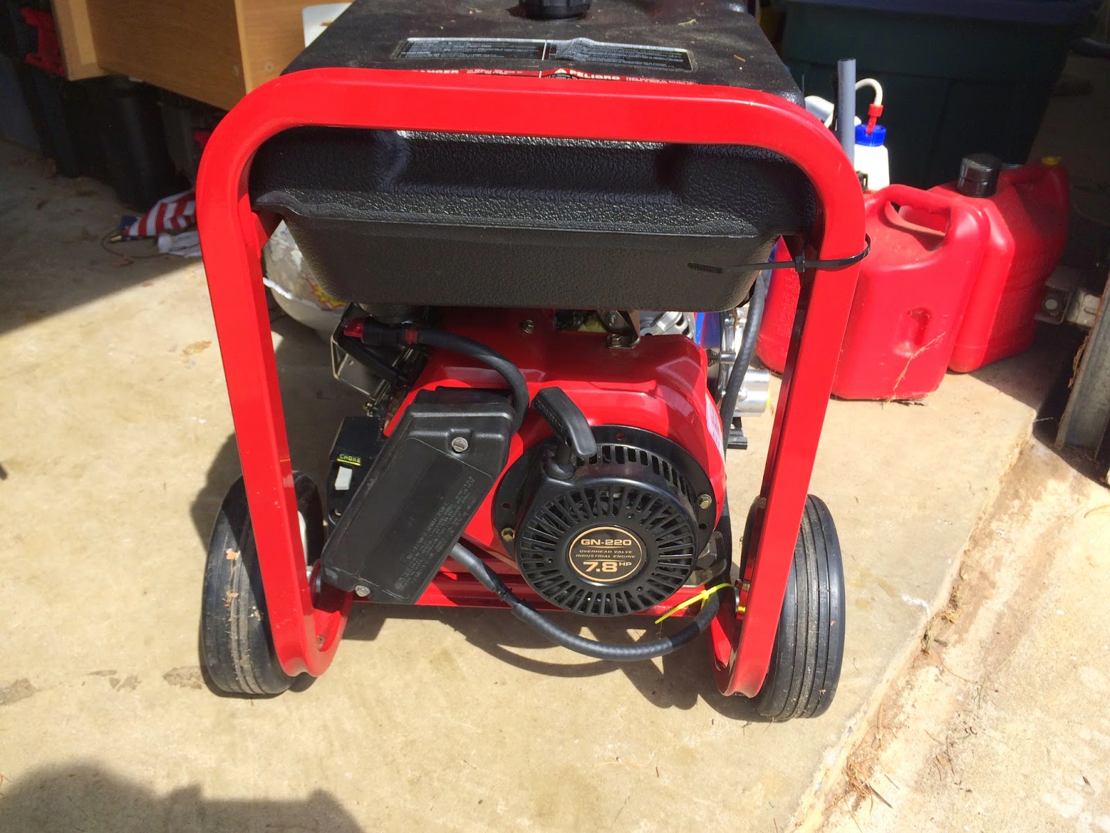 Generac propane conversion using the motorsnorkel