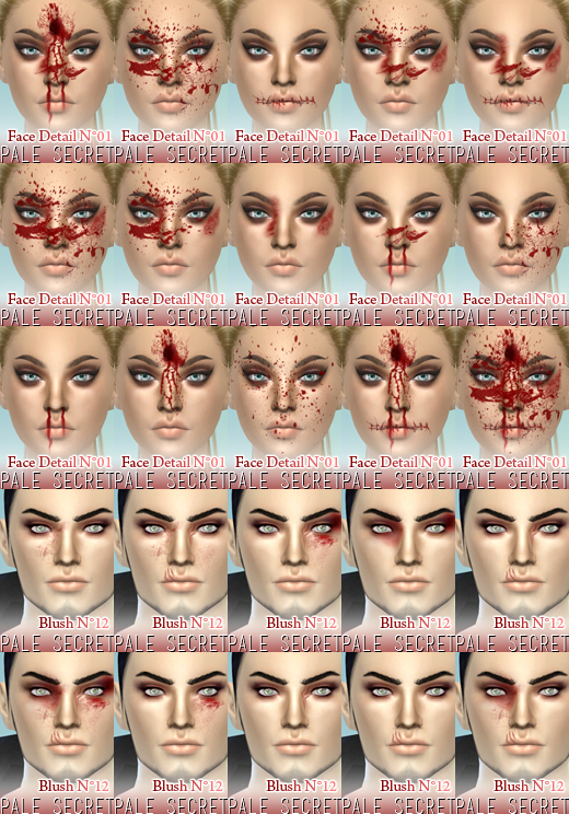 Sims 4 Scary Makeup