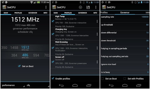 تطبيق CPU Adjuster PRO للتحـكم بمعـالج هاتفك مدفوع للأندرويد
