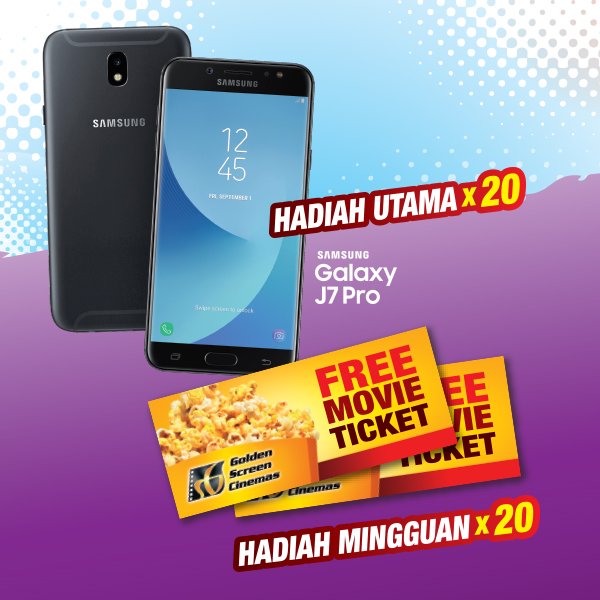 Justea Happy 61st Merdeka | 20 Unit SAMSUNG GALAXY J7 PRO Untuk Di menangi