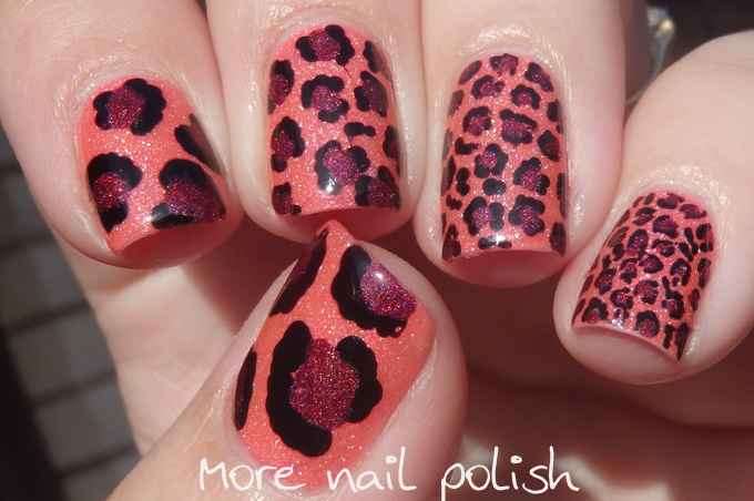 Picture Polish - Paris, in a scaled leopard print ~ More Nail Polish