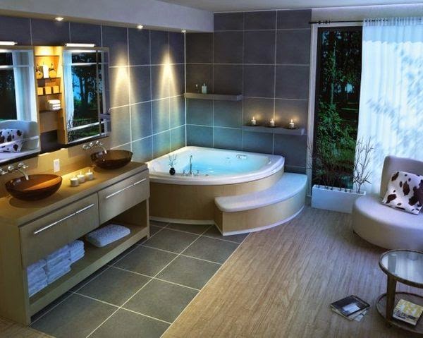 Bathroom design ideas-relax zone home