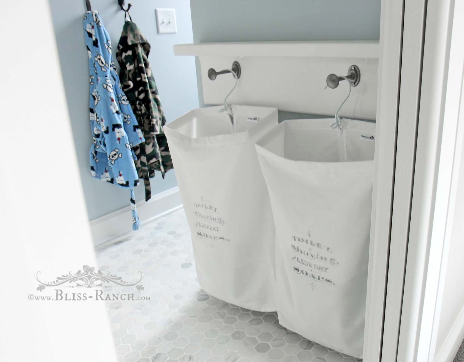 Bliss Ranch Hanging Laundry Hampers